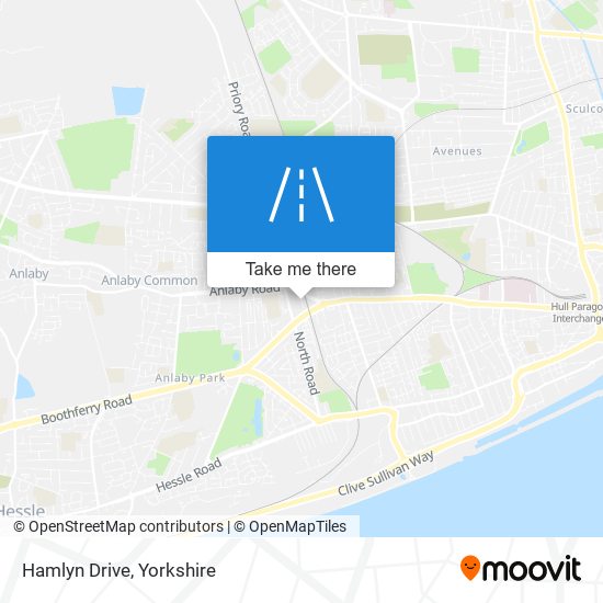 Hamlyn Drive map