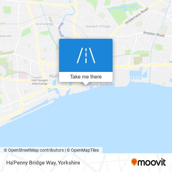 Ha'Penny Bridge Way map