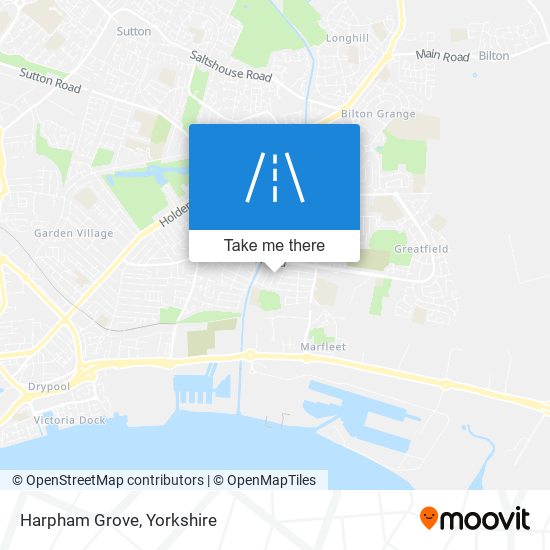 Harpham Grove map