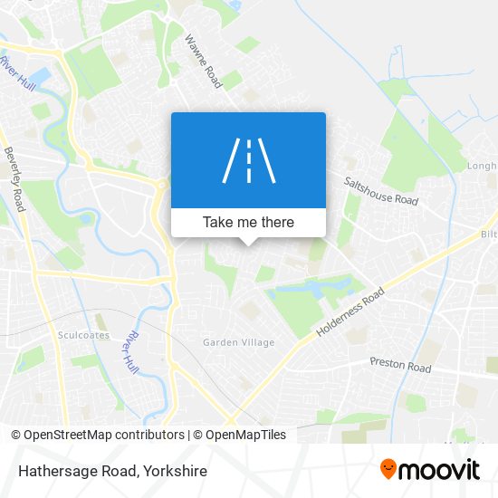 Hathersage Road map