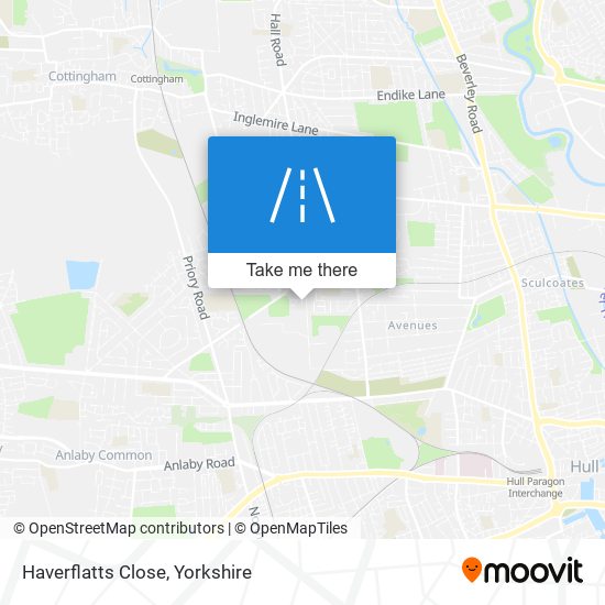 Haverflatts Close map