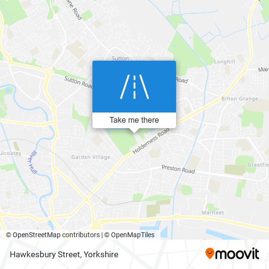 Hawkesbury Street map
