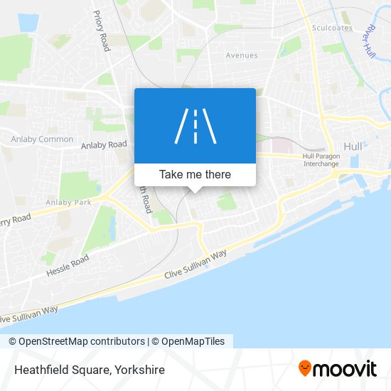 Heathfield Square map