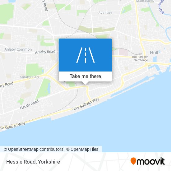 Hessle Road map