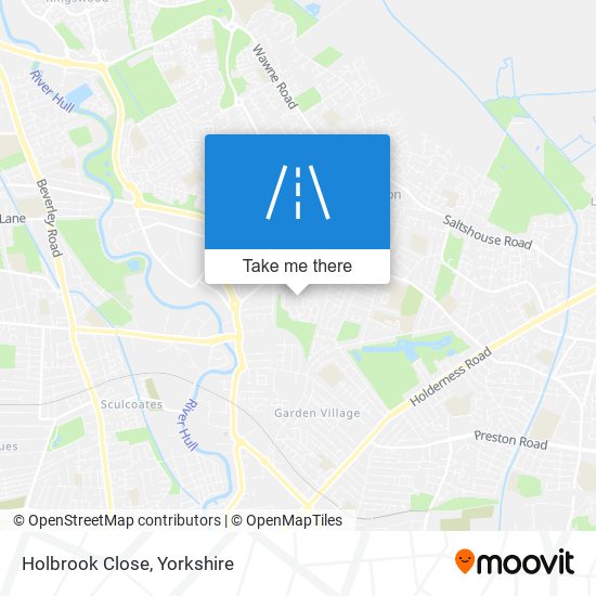 Holbrook Close map
