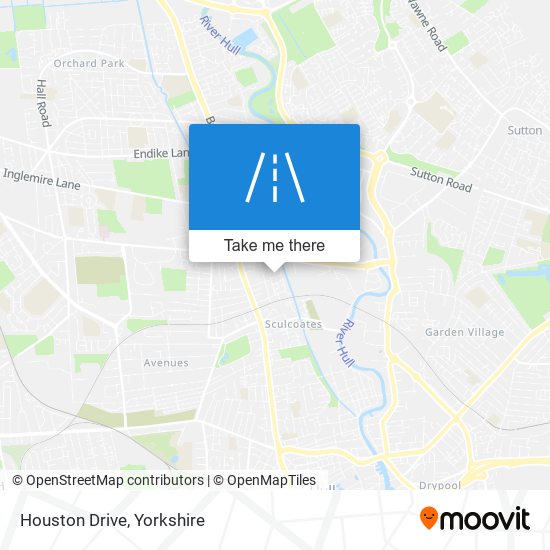 Houston Drive map