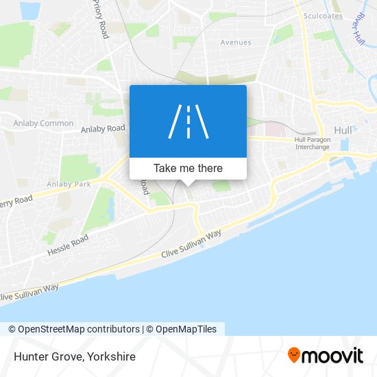 Hunter Grove map
