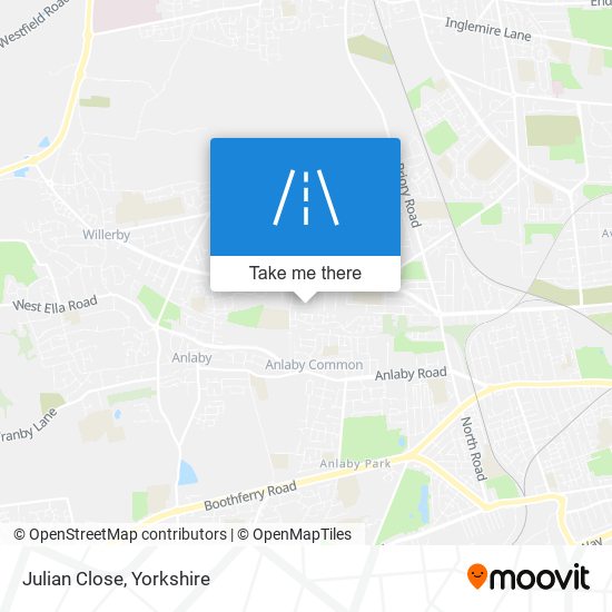 Julian Close map
