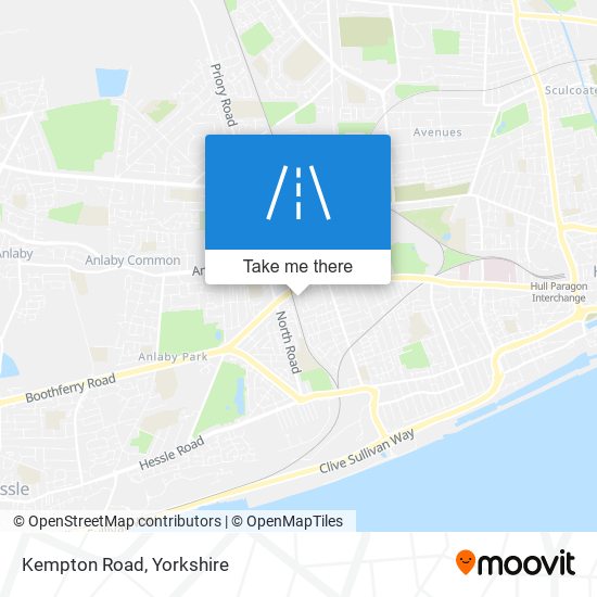 Kempton Road map