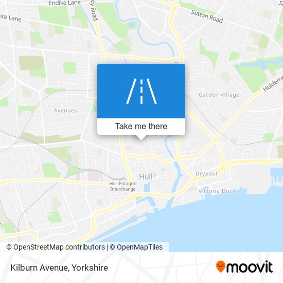 Kilburn Avenue map