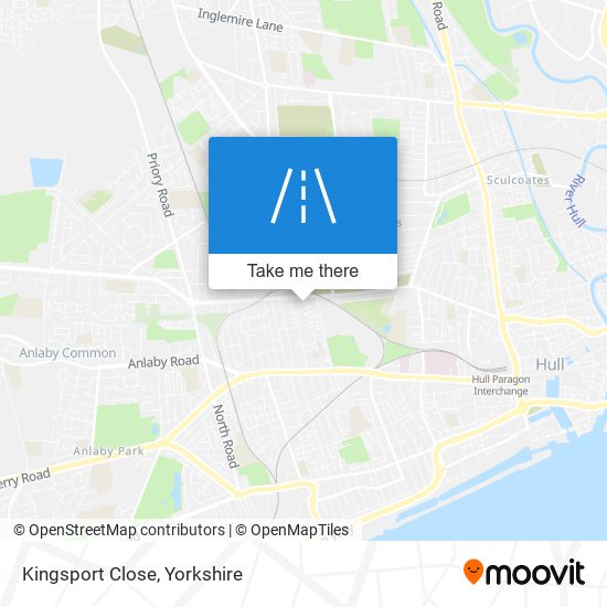 Kingsport Close map