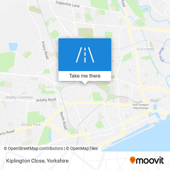 Kiplington Close map