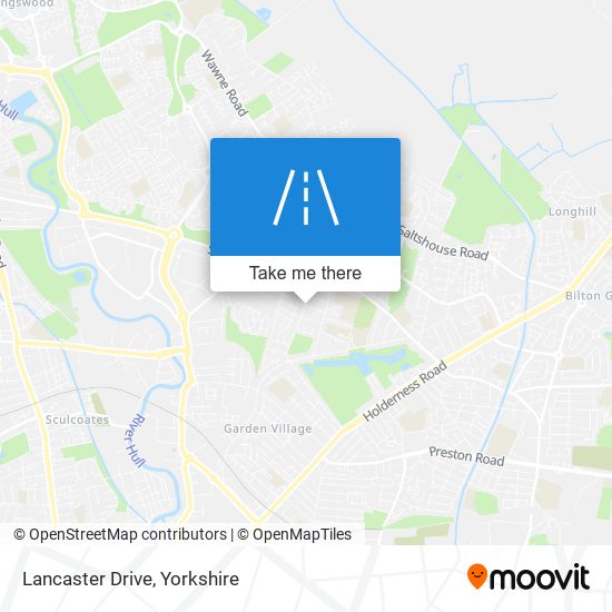 Lancaster Drive map