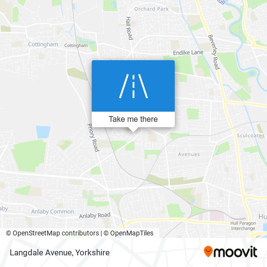 Langdale Avenue map