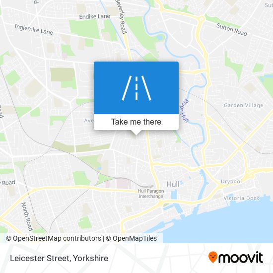 Leicester Street map