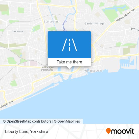 Liberty Lane map