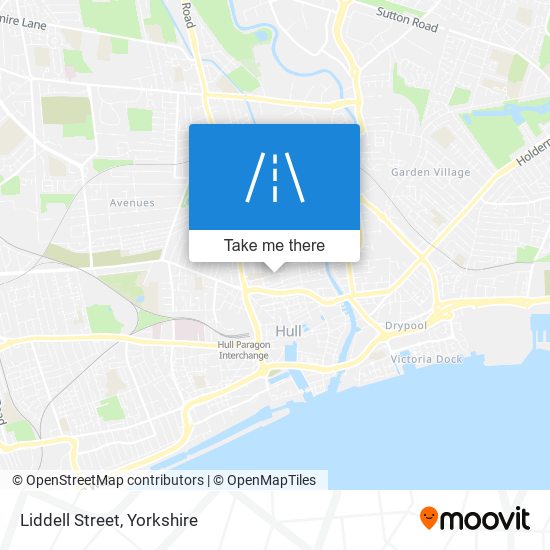 Liddell Street map