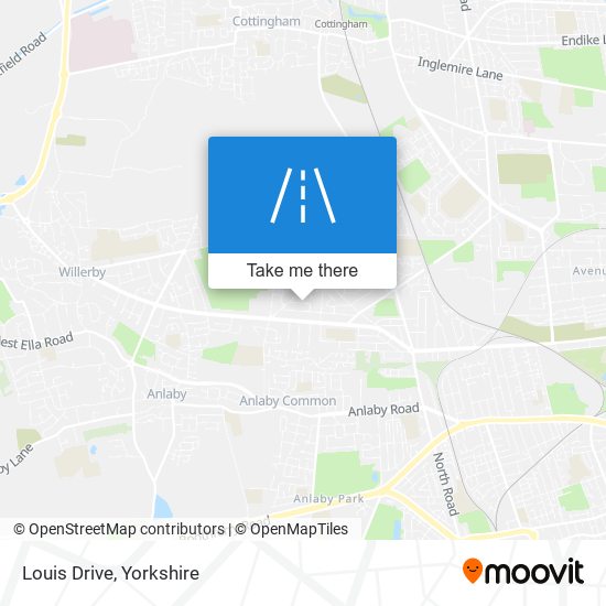 Louis Drive map