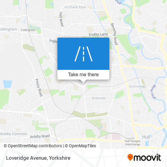 Loveridge Avenue map