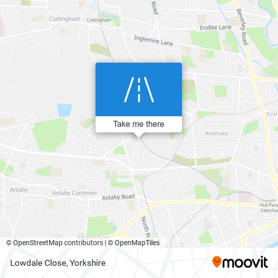 Lowdale Close map