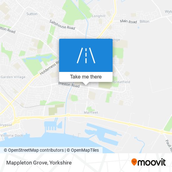 Mappleton Grove map
