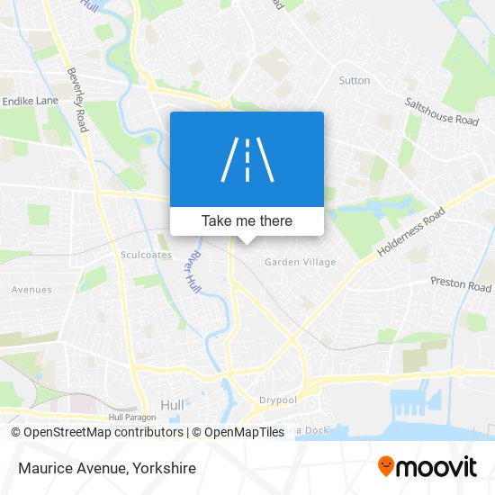 Maurice Avenue map