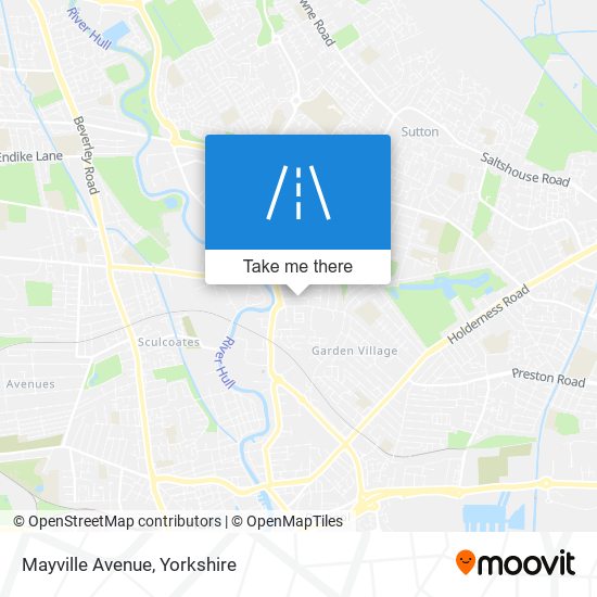 Mayville Avenue map
