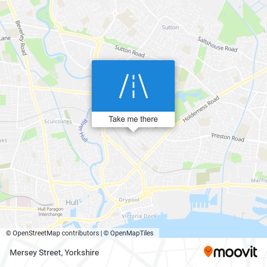 Mersey Street map