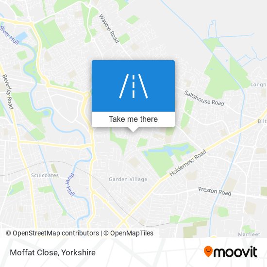Moffat Close map
