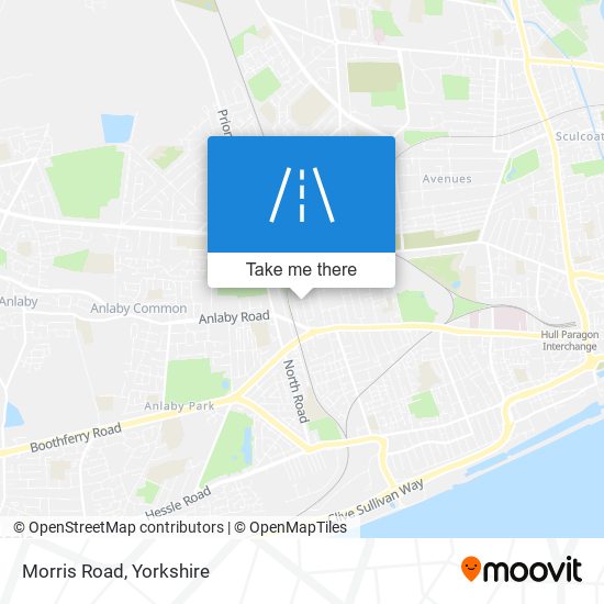 Morris Road map