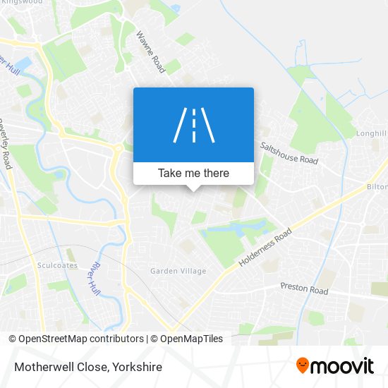 Motherwell Close map
