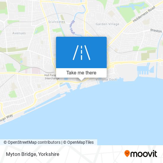Myton Bridge map