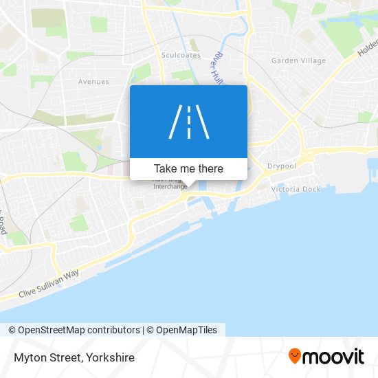 Myton Street map