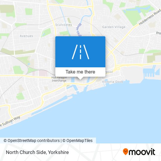North Church Side map