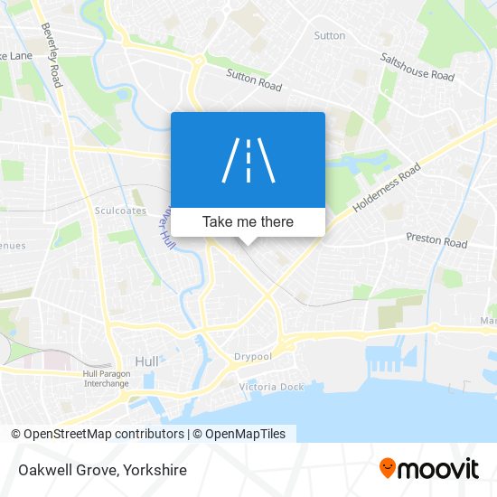 Oakwell Grove map