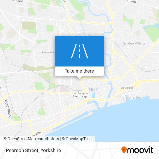 Pearson Street map