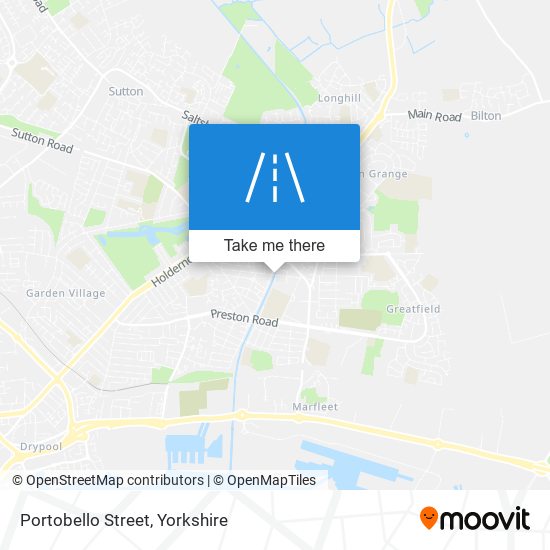 Portobello Street map