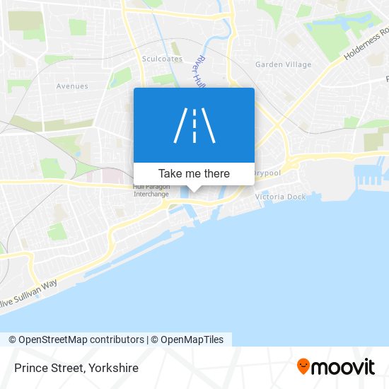 Prince Street map