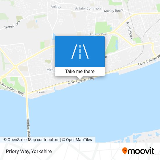 Priory Way map
