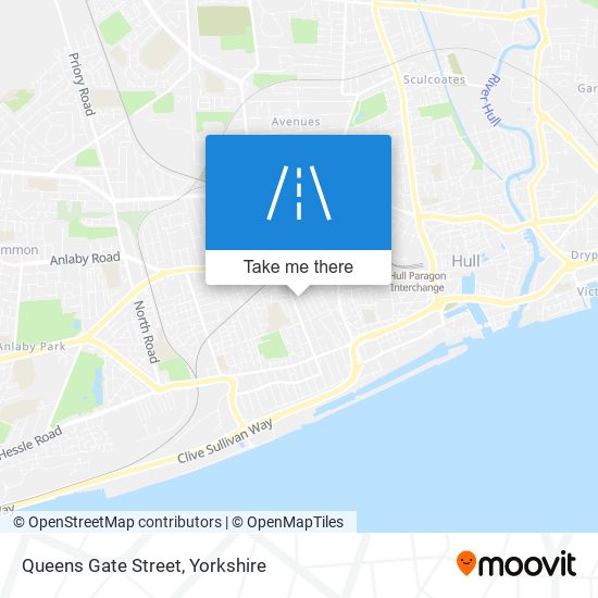 Queens Gate Street map