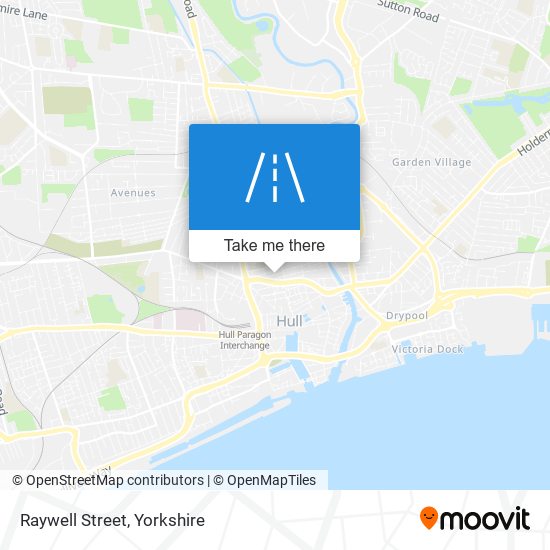 Raywell Street map