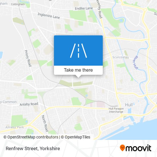 Renfrew Street map