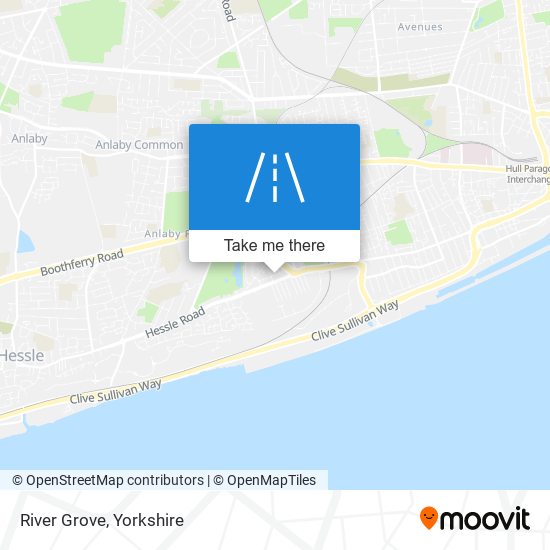 River Grove map