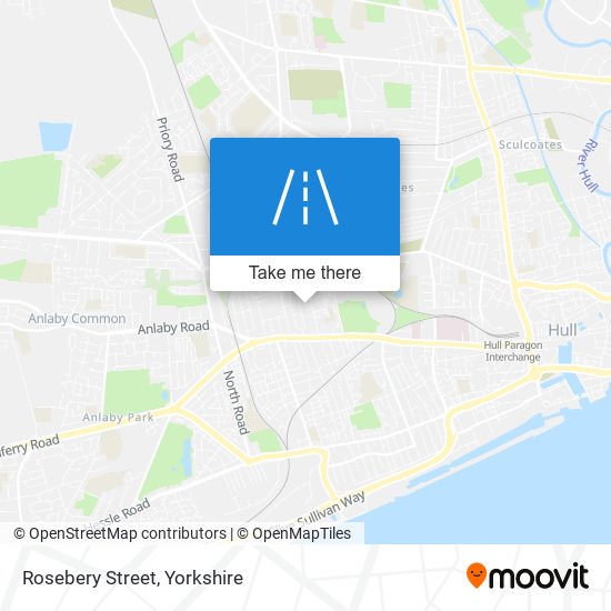 Rosebery Street map