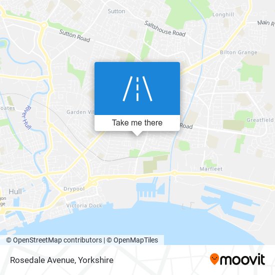 Rosedale Avenue map