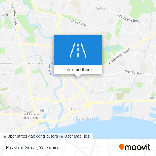 Royston Grove map