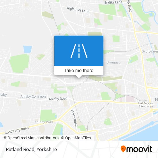 Rutland Road map