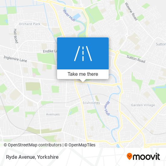 Ryde Avenue map