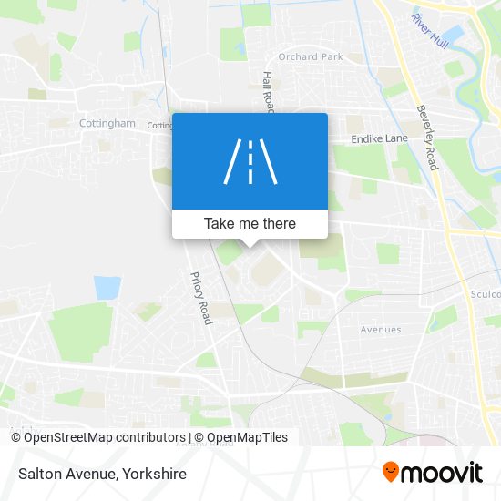 Salton Avenue map