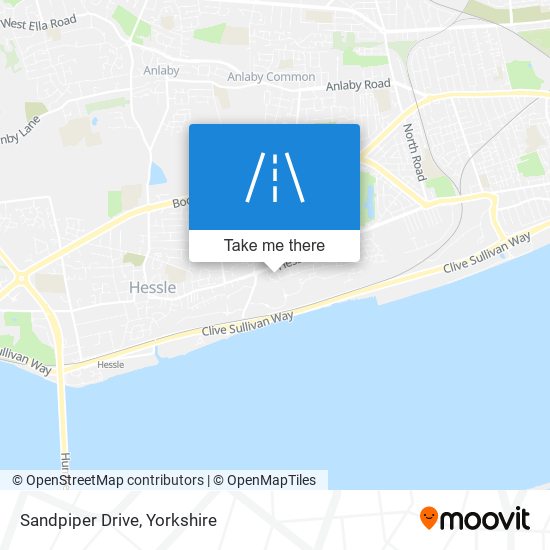 Sandpiper Drive map